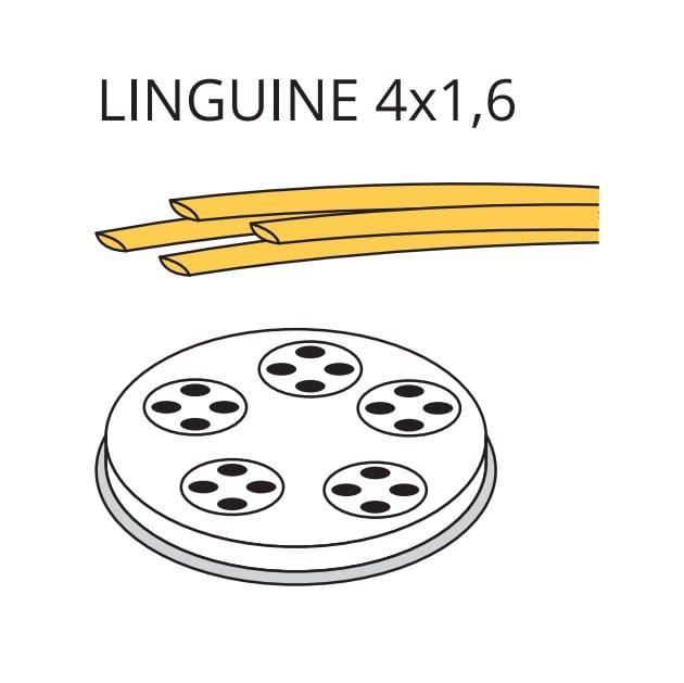 Matryca do makaronu Linguine ACTRMPF52 - widok z przodu